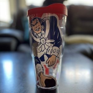 24 Oz Tervis New England Patriots NFL Football Colossal W/ Lid